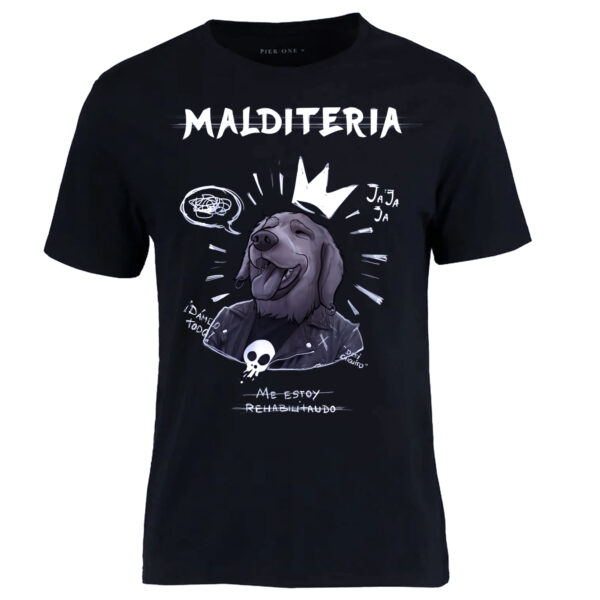 Camiseta Negra "Me Estoy Rehabilitando"