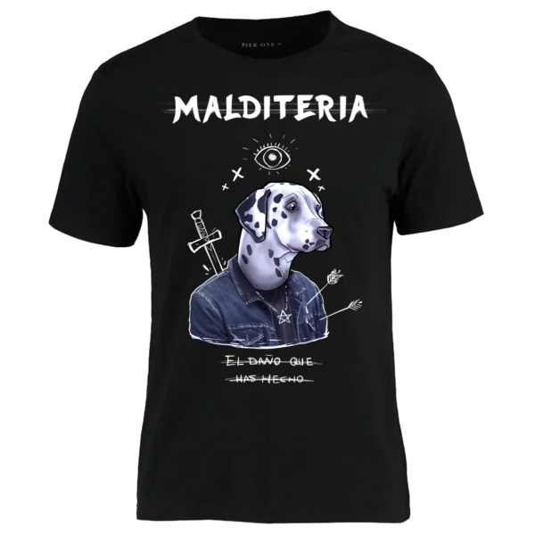 Camiseta Negra "El Daño Que Has Hecho"